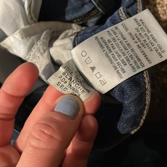 Joe's Jeans Skinny Leg Ankle Fray Hem in Medium Blue Wash Blanche Size 28 - Picture 11 of 11